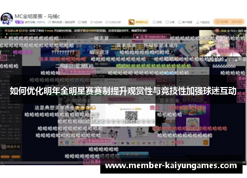 如何优化明年全明星赛赛制提升观赏性与竞技性加强球迷互动