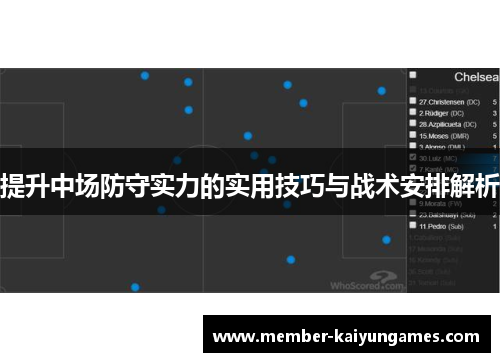 提升中场防守实力的实用技巧与战术安排解析